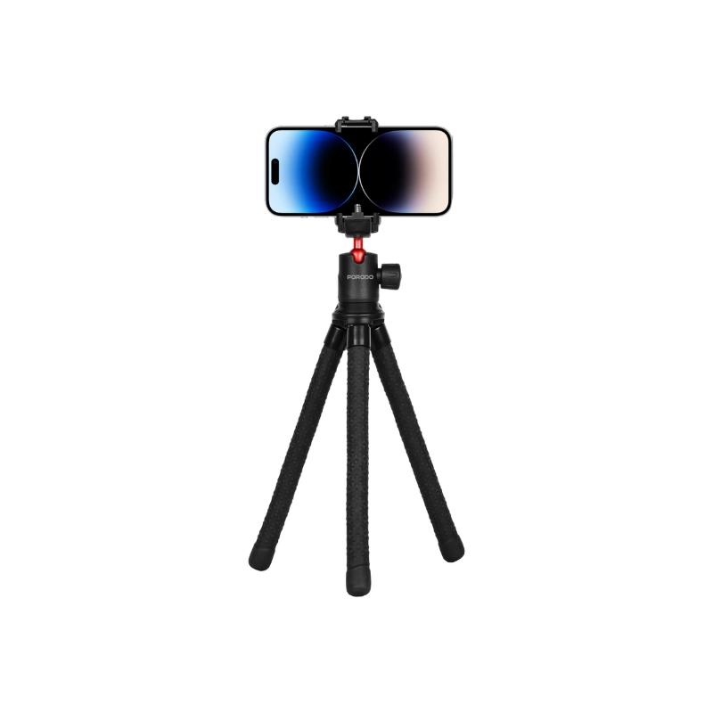 Porodo-Flexible-Tripod-Stand.webp Porodo Flexible Tripod Stand - Image 1